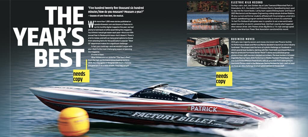 Sneak Peek: Speed On The Water 2023 Year In Review Issue
